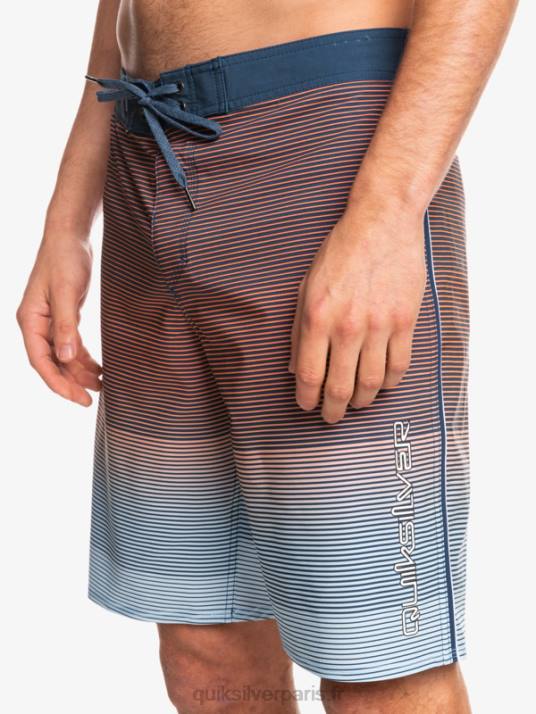 Hommes Quiksilver short de bain surfsilk massive 20 D6PT1601 insigne bleu