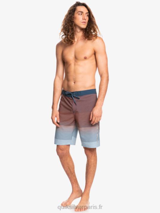 Hommes Quiksilver short de bain surfsilk massive 20 D6PT1601 insigne bleu