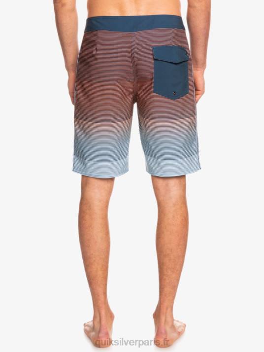 Hommes Quiksilver short de bain surfsilk massive 20 D6PT1601 insigne bleu