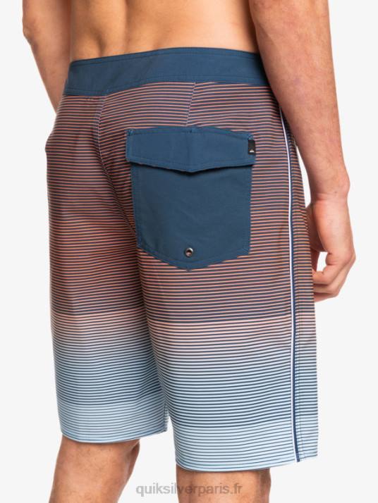 Hommes Quiksilver short de bain surfsilk massive 20 D6PT1601 insigne bleu