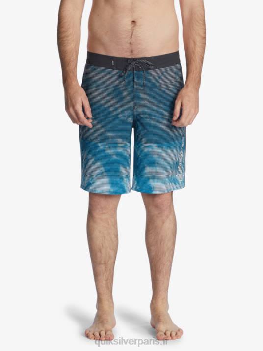 Hommes Quiksilver short de bain surfsilk massive 20 D6PT1602 macadam