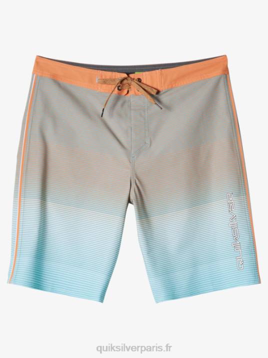 Hommes Quiksilver short de bain surfsilk massive 20 D6PT333 camée bleu