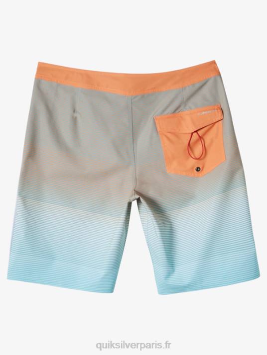 Hommes Quiksilver short de bain surfsilk massive 20 D6PT333 camée bleu