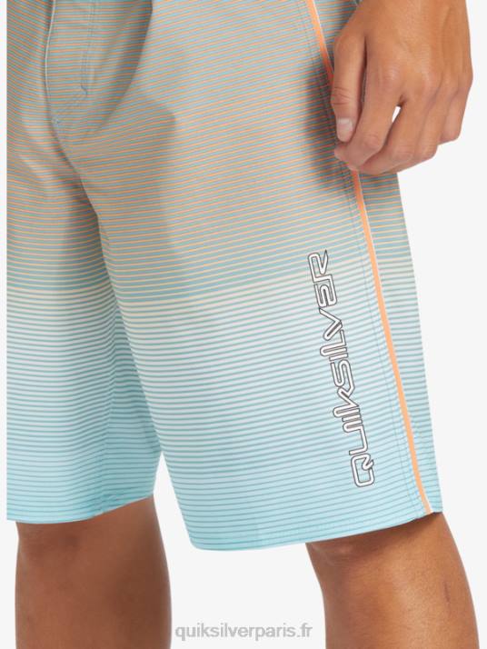 Hommes Quiksilver short de bain surfsilk massive 20 D6PT333 camée bleu