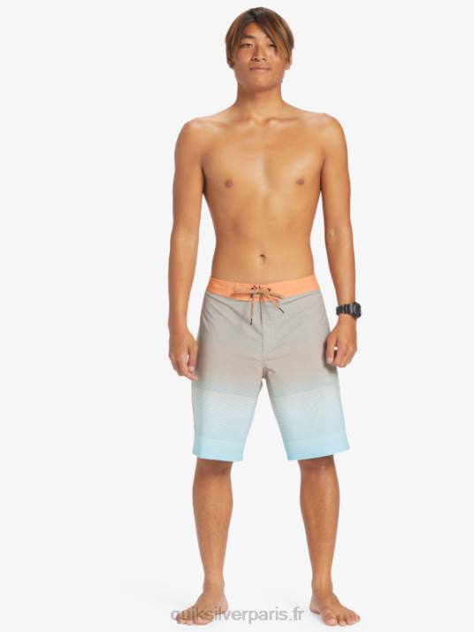 Hommes Quiksilver short de bain surfsilk massive 20 D6PT333 camée bleu