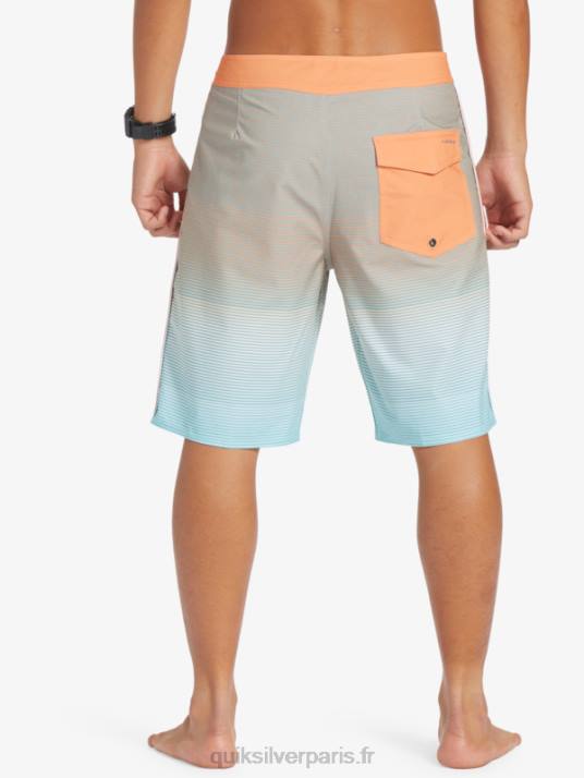 Hommes Quiksilver short de bain surfsilk massive 20 D6PT333 camée bleu