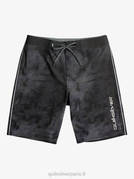 Hommes Quiksilver short de bain surfsilk massive 20 D6PT335 noir