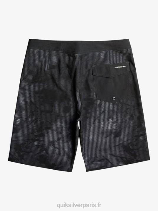 Hommes Quiksilver short de bain surfsilk massive 20 D6PT335 noir