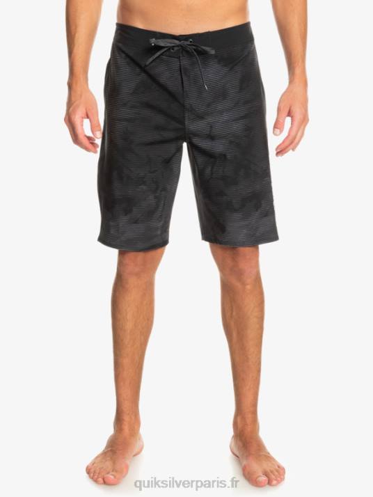 Hommes Quiksilver short de bain surfsilk massive 20 D6PT335 noir