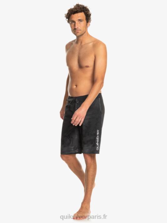 Hommes Quiksilver short de bain surfsilk massive 20 D6PT335 noir