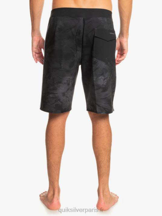 Hommes Quiksilver short de bain surfsilk massive 20 D6PT335 noir