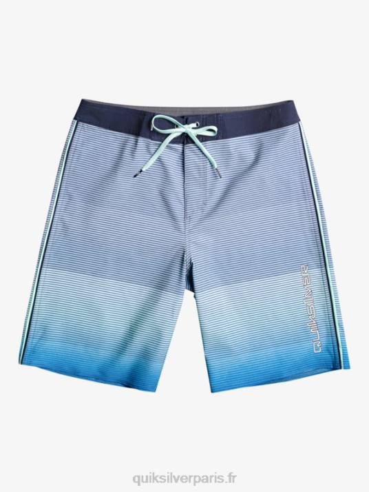 Hommes Quiksilver short de bain surfsilk massive 20 D6PT336 tuba bleu
