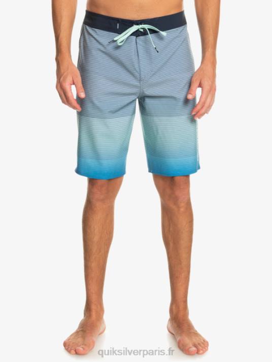 Hommes Quiksilver short de bain surfsilk massive 20 D6PT336 tuba bleu