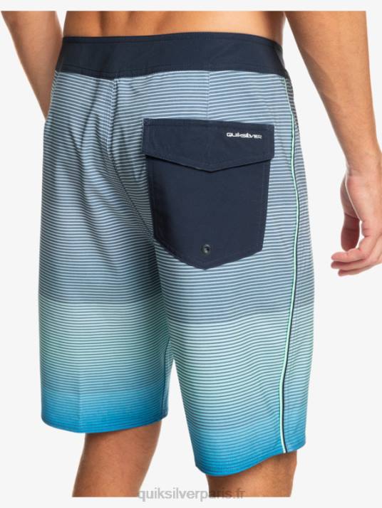 Hommes Quiksilver short de bain surfsilk massive 20 D6PT336 tuba bleu