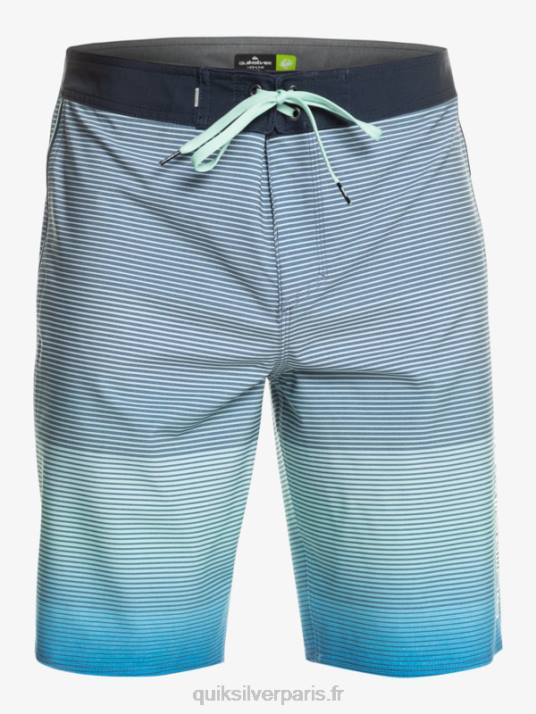 Hommes Quiksilver short de bain surfsilk massive 20 D6PT336 tuba bleu