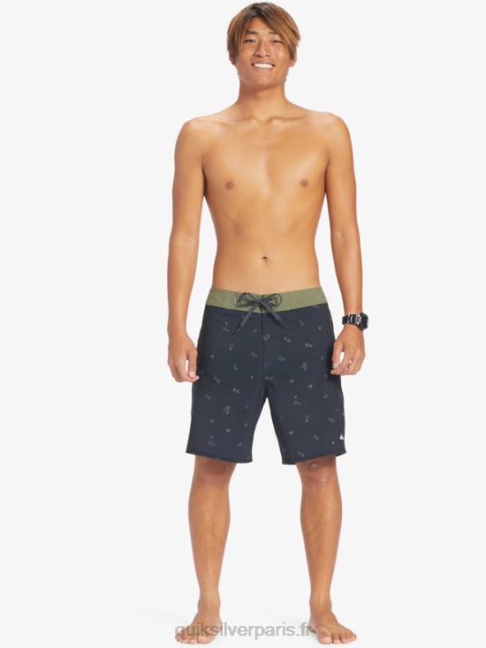 Hommes Quiksilver short de bain surfsilk qs 69 18 D6PT239 noir