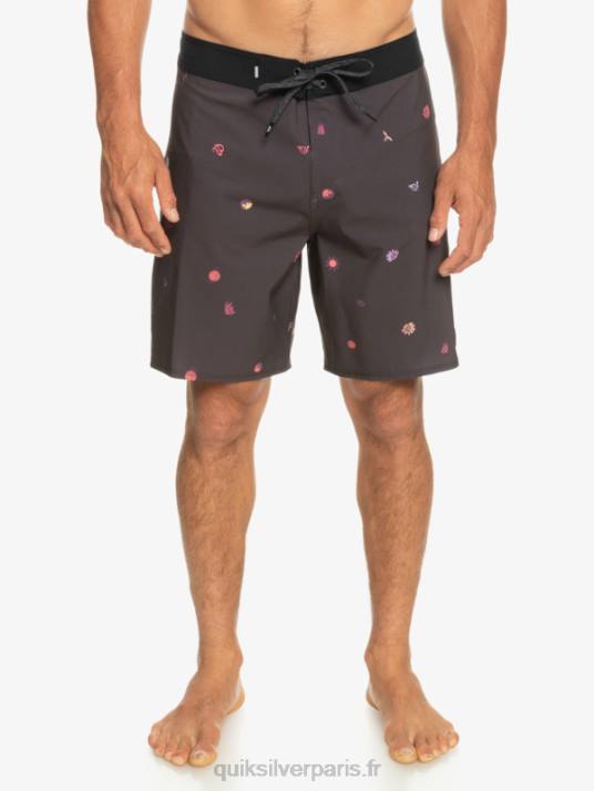Hommes Quiksilver short de bain surfsilk qs 69 18 D6PT241 macadam