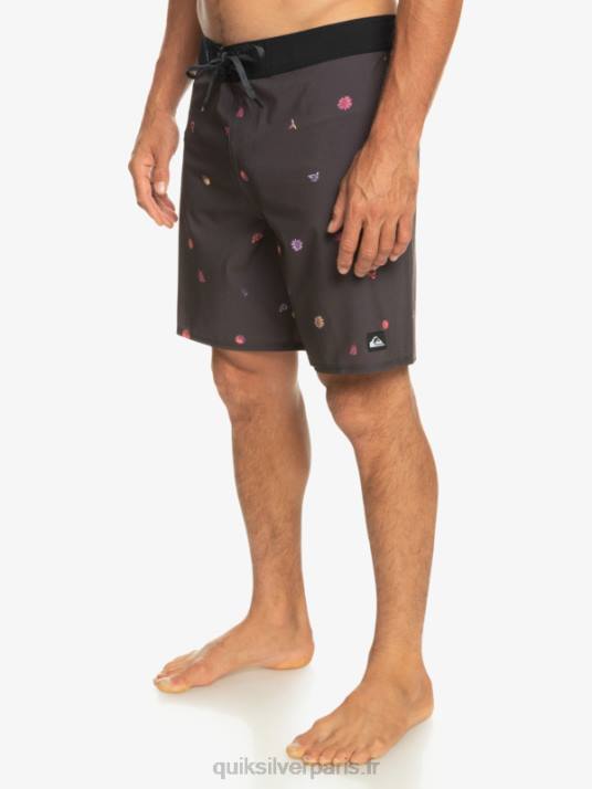 Hommes Quiksilver short de bain surfsilk qs 69 18 D6PT241 macadam