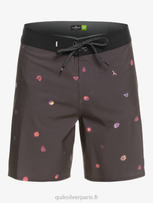 Hommes Quiksilver short de bain surfsilk qs 69 18 D6PT241 macadam
