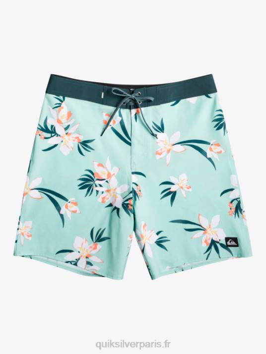 Hommes Quiksilver short de bain surfsilk qs 69 18 D6PT244 verre de plage