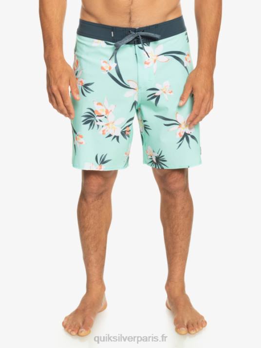 Hommes Quiksilver short de bain surfsilk qs 69 18 D6PT244 verre de plage