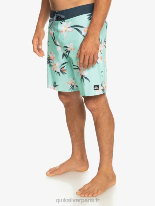 Hommes Quiksilver short de bain surfsilk qs 69 18 D6PT244 verre de plage