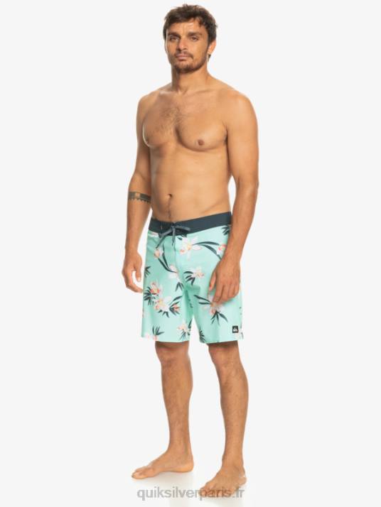 Hommes Quiksilver short de bain surfsilk qs 69 18 D6PT244 verre de plage