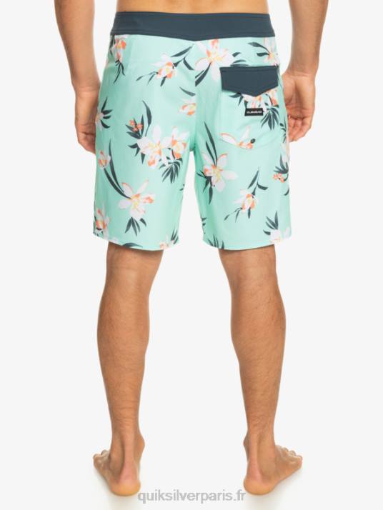 Hommes Quiksilver short de bain surfsilk qs 69 18 D6PT244 verre de plage