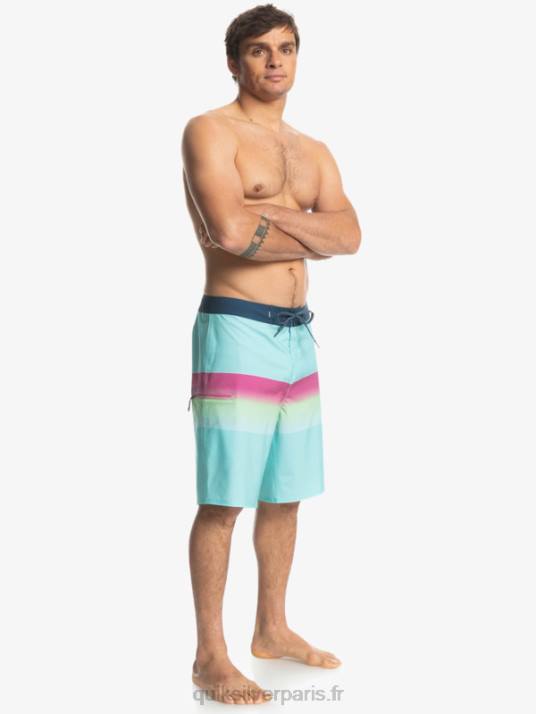 Hommes Quiksilver short de bain surfsilk slab 21 D6PT1410 ange bleu