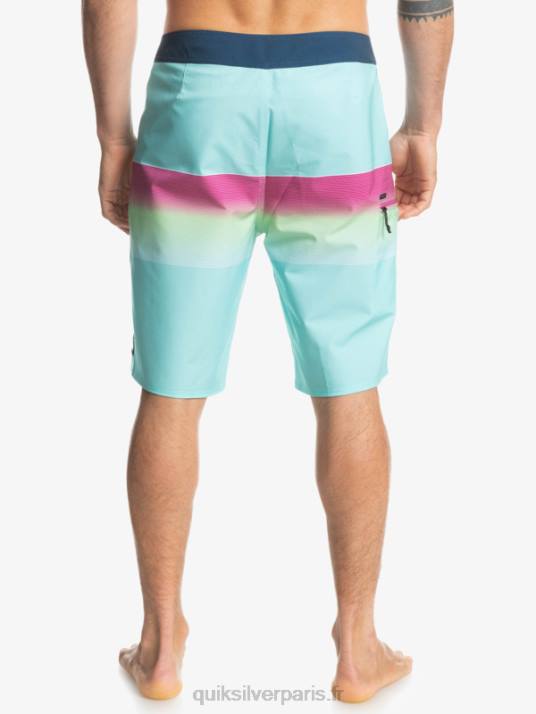 Hommes Quiksilver short de bain surfsilk slab 21 D6PT1410 ange bleu