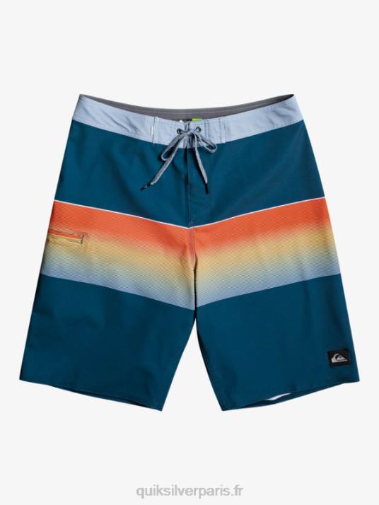 Hommes Quiksilver short de bain surfsilk slab 21 D6PT1411 bleu majolique