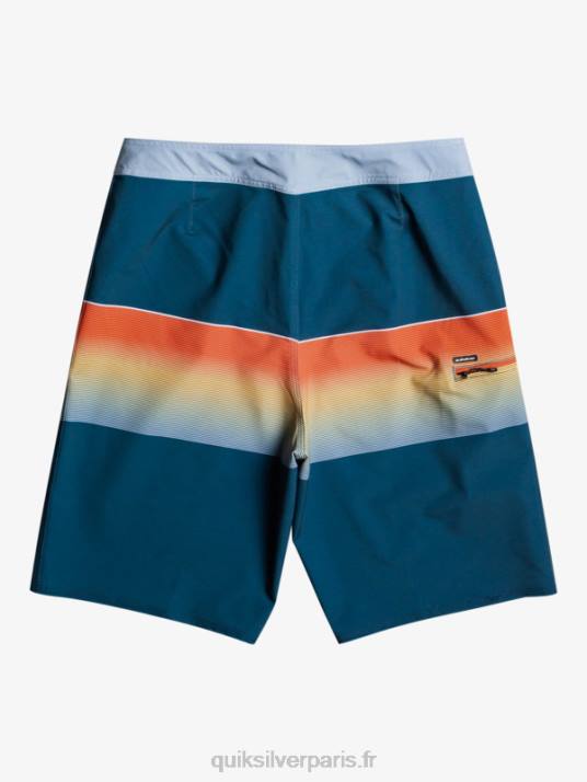 Hommes Quiksilver short de bain surfsilk slab 21 D6PT1411 bleu majolique