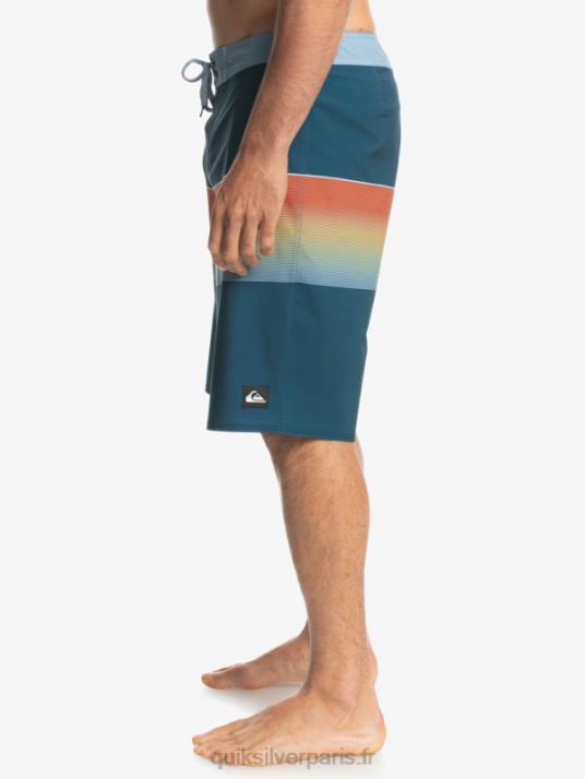 Hommes Quiksilver short de bain surfsilk slab 21 D6PT1411 bleu majolique