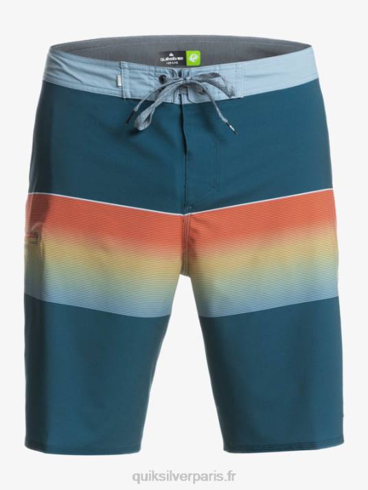 Hommes Quiksilver short de bain surfsilk slab 21 D6PT1411 bleu majolique