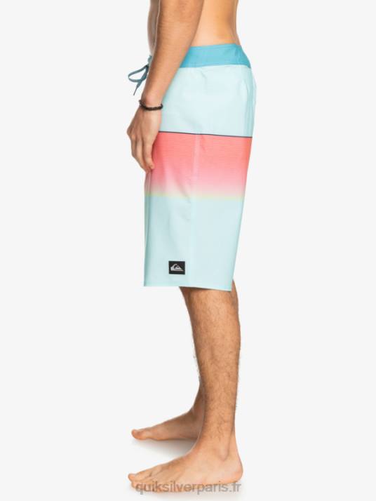 Hommes Quiksilver short de bain surfsilk slab 21 D6PT1412 eau glacée