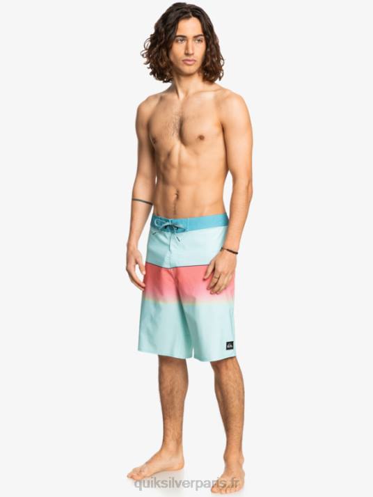 Hommes Quiksilver short de bain surfsilk slab 21 D6PT1412 eau glacée