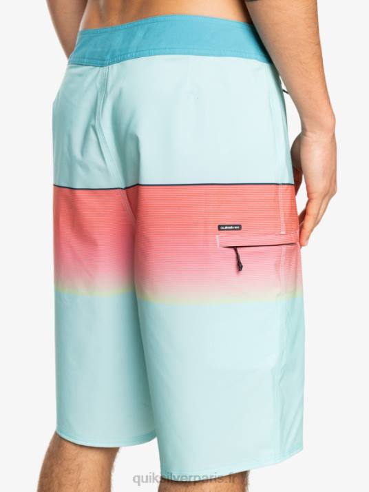 Hommes Quiksilver short de bain surfsilk slab 21 D6PT1412 eau glacée