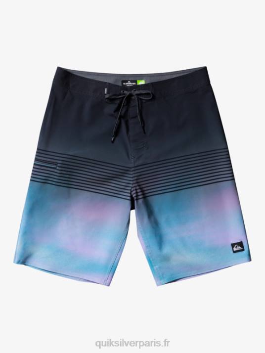 Hommes Quiksilver short de bain surfsilk slab 21 D6PT451 noir