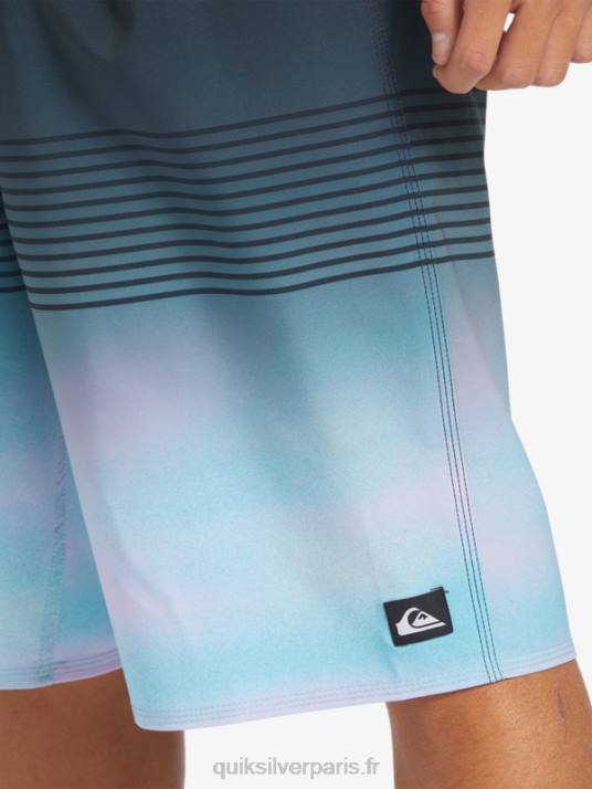 Hommes Quiksilver short de bain surfsilk slab 21 D6PT451 noir