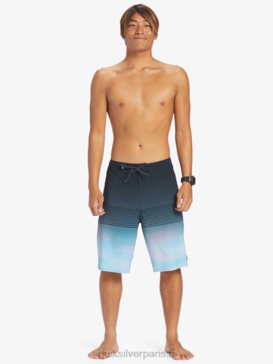 Hommes Quiksilver short de bain surfsilk slab 21 D6PT451 noir