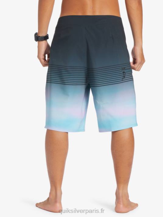 Hommes Quiksilver short de bain surfsilk slab 21 D6PT451 noir