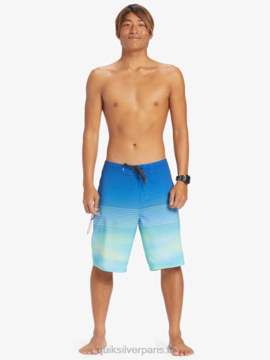 Hommes Quiksilver short de bain surfsilk slab 21 D6PT452 bleu rivière