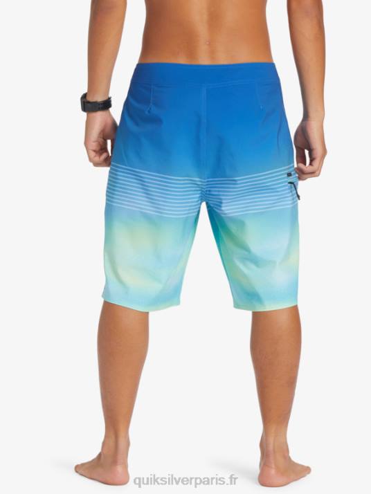 Hommes Quiksilver short de bain surfsilk slab 21 D6PT452 bleu rivière