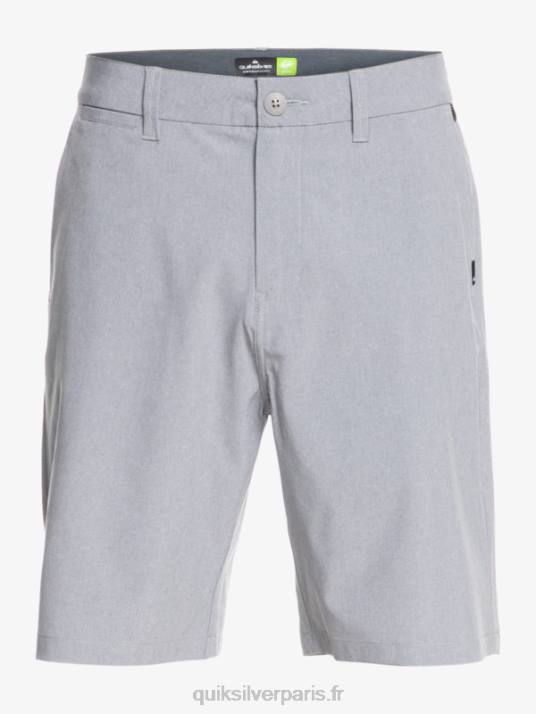 Hommes Quiksilver short de bain union heather 20 amphibian D6PT64 neige fondue