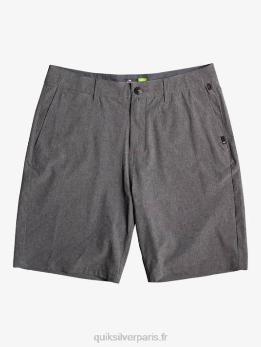 Hommes Quiksilver short de bain union heather 20 amphibian D6PT65 noir