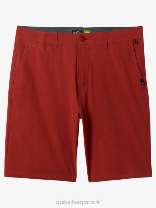 Hommes Quiksilver short de bain union heather 20 amphibian D6PT67 ocre rouge