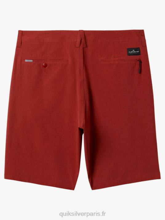 Hommes Quiksilver short de bain union heather 20 amphibian D6PT67 ocre rouge