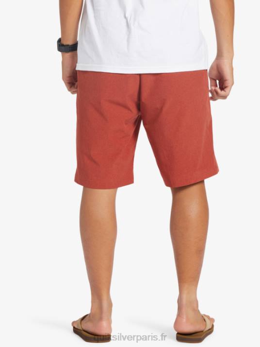 Hommes Quiksilver short de bain union heather 20 amphibian D6PT67 ocre rouge