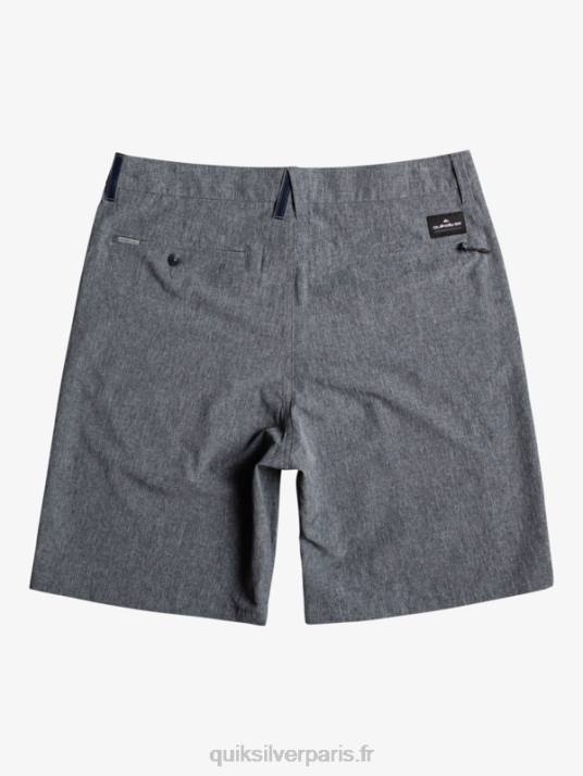 Hommes Quiksilver short de bain union heather 20 amphibian D6PT68 blazer bleu marine