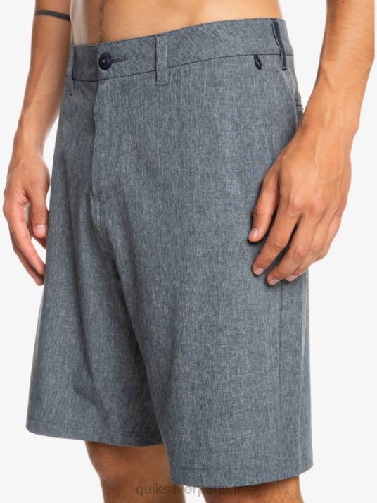 Hommes Quiksilver short de bain union heather 20 amphibian D6PT68 blazer bleu marine
